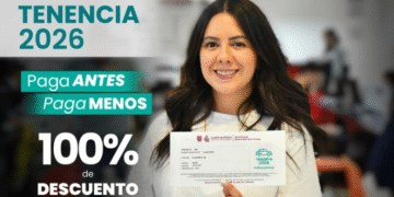 ¿Qué vehículos tienen 100% de descuento en la tenencia CDMX 2026?