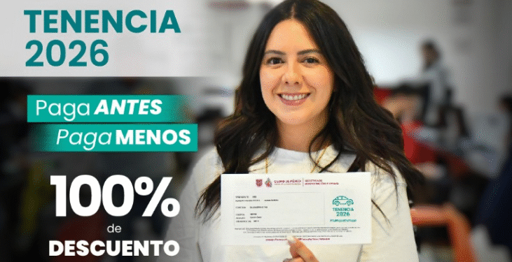 ¿Qué vehículos tienen 100% de descuento en la tenencia CDMX 2026?