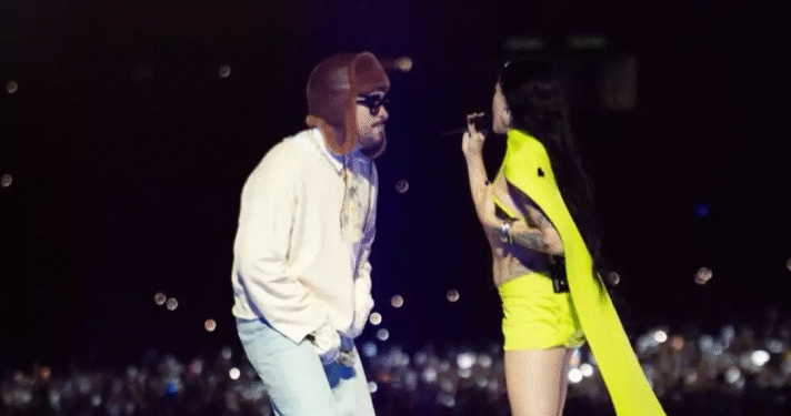 Bad Bunny y Cazzu se reencuentran: comparten escenario en pleno San Valentín