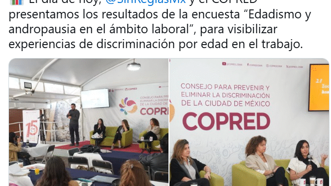 Andropausia detona casos de discriminación laboral: Copred