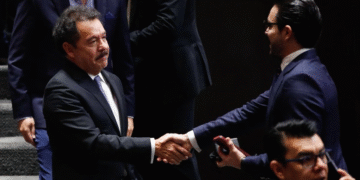 Ignacio Mier toma posición como cordinador de Morena en el Senado