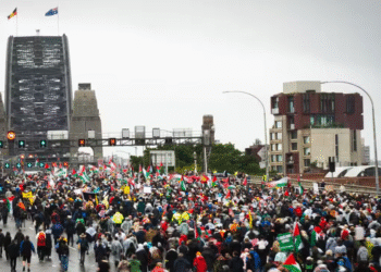 Represión en Sídney durante protestas contra la visita del presidente de Israel