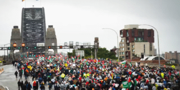 Represión en Sídney durante protestas contra la visita del presidente de Israel