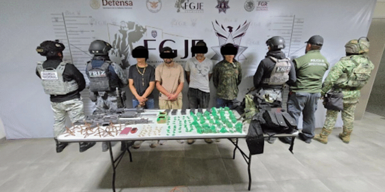 Desarticulan célula delictiva que operaba cerca de rancho de Pepe Aguilar; detienen a 4