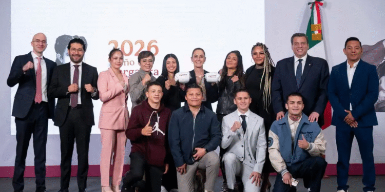 Boxeo por la paz apoya a jóvenes que buscan ser campeones: Sheinbaum