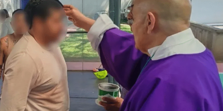 Internos en Centros Penitenciarios de la CDMX, conmemoran el Miércoles de Ceniza