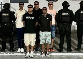 Fuerza Civil de NL detiene a 6 presuntos implicados en balacera del Centro de Monterrey