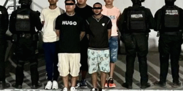 Fuerza Civil de NL detiene a 6 presuntos implicados en balacera del Centro de Monterrey