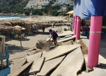 Negocios de Acapulco en ruinas a un día del Abierto Mexicano de Tenis (AMT)