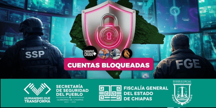 Desactiva Policía Cibernética páginas ligadas al crimen organizado en Chiapas