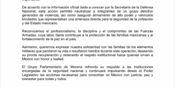 Diputados de Morena respaldan a Sheinbaum tras abatimiento del líder del CJNG