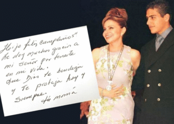 María Sorté celebra el cumpleaños 44 de Omar García Harfuch con emotivo mensaje