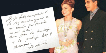 María Sorté celebra el cumpleaños 44 de Omar García Harfuch con emotivo mensaje