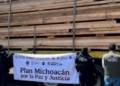 Detienen a 14 personas por tala ilegal en Michoacán; aseguran 25 vehículos con 539 metros cúbicos de madera