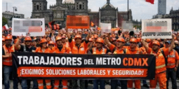 Trabajadores del Metro marchan por riesgos a usuarios y advierten paros por falta de mantenimiento