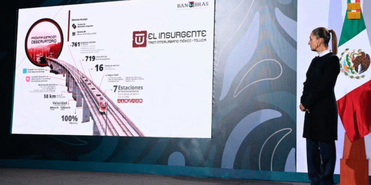 Tren Interurbano México – Toluca: esta es la máxima velocidad a la que puede viajar El Insurgente