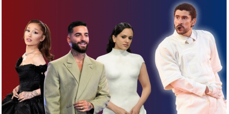 Rosalía, Maluma y Ariana Grande, entre otras celebridades, aplaudieron el show de Bad Bunny en el Super Bowl