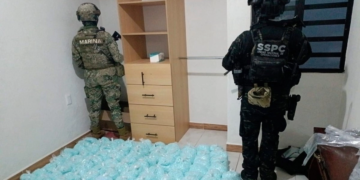 Decomisan en Colima 14 millones de dosis de fentanilo; hay seis detenidos