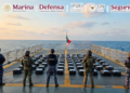 Aseguran dos toneladas de presunta cocaína en operación marítima
