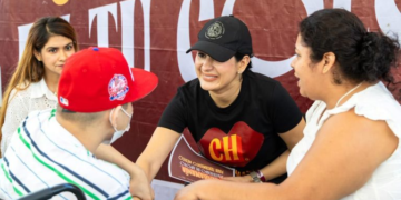 Estefanía Mercado lleva su “Chambamanía” a Nuevo Noh-Bec y acerca servicios gratuitos a más de mil familias