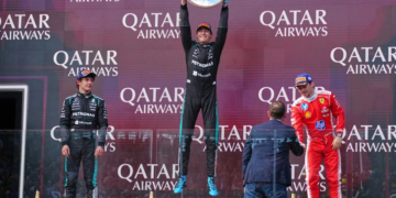 Russell conquista el GP de Australia; Checo Pérez, 16