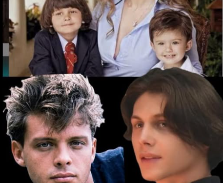 Hijos de Luis Miguel y Aracely Arámbula son captados en el aeropuerto; el parecido con su papá es innegable