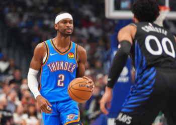 Gilgeous-Alexander anota 30 puntos y el Thunder vence 100-87 a los Mavericks