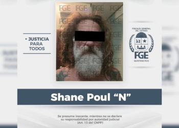 Capturan a Shane N, estadunidense señalado del feminicidio de su esposa en un hotel de Playa del Carmen