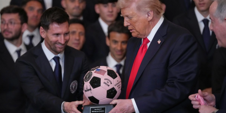 Trump recibe a Messi y al Inter Miami en la Casa Blanca por título de la MLS 2025