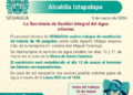 Habitantes de Iztapalapa sufrirán desabasto de agua