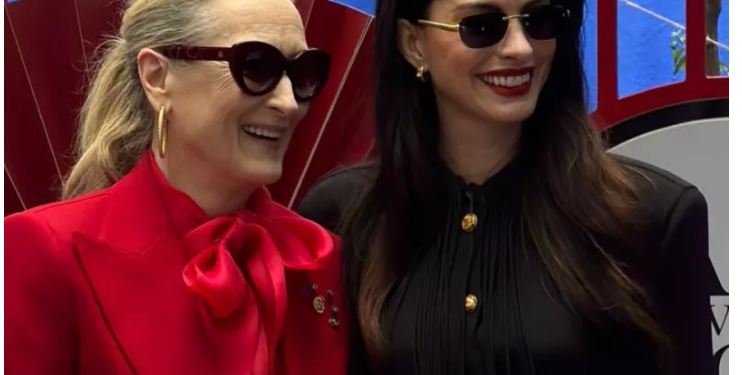 Anne Hathaway y Meryl Streep en México