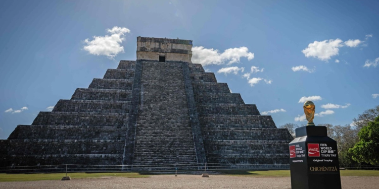 Copa del Mundo llega a Chichén Itzá, sitio con el mayor juego de pelota maya