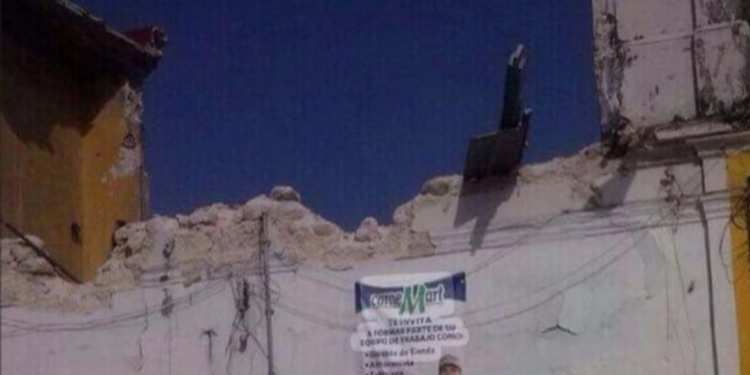 Un muerto y un herido tras derrumbe de casona en el centro de Mérida, Yucatán