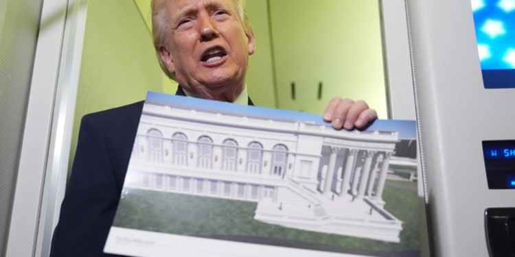 Construye Trump complejo militar en la Casa Blanca; estará debajo del salón de baile