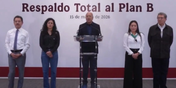 Tras reunión en Gobernación, PT y PVEM anuncian “total respaldo” al plan B propuesto por Sheinbaum