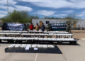 Fuerzas federales decomisan casi media tonelada de metanfetamina en Sonora