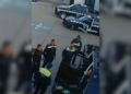 Elementos de la policía de vialidad de Zacatecas son captados bebiendo cervezas junto a sus patrullas en horario laboral