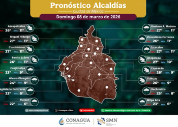 No olvides el paraguas: así estará el clima en la CDMX el domingo 8 de marzo