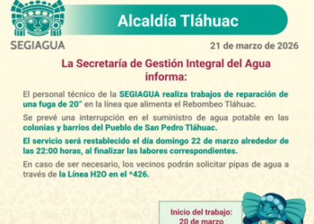 Prevén corte de agua durante un día en CDMX: esta será la zona afectada
