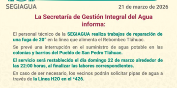 Prevén corte de agua durante un día en CDMX: esta será la zona afectada