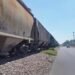 Descarrila tren que transportaba granos en Culiacán
