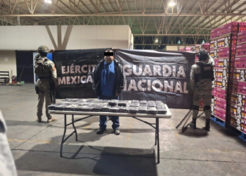Aseguran 44 kilos de cocaína al interior de tractocamión en Querobabi, Sonora