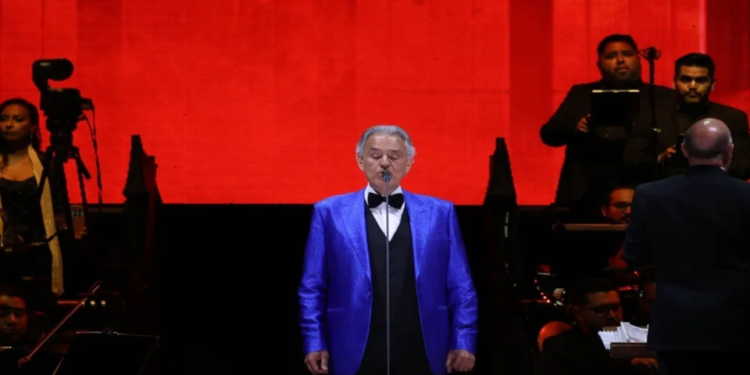 El corazón de CDMX latió con la voz de Andrea Bocelli