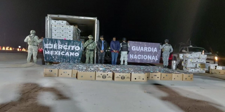 Aseguran dos toneladas de cocaína en San Luis Río Colorado, Sonora