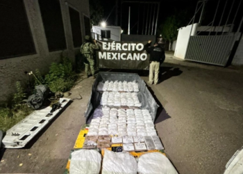 Sedena y AMIC incautan 149 kilos de drogas en Cajeme, Sonora