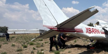 Mueren cuatro personas tras desplome de avioneta en Huejotzingo, Puebla