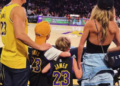 Anahí ya está de vacaciones: lleva a sus hijos a ver a los Lakers en Los Ángeles