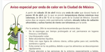 Alerta en CDMX por ola de : Temperatura estará sobre los 30° a partir del 25 de abril