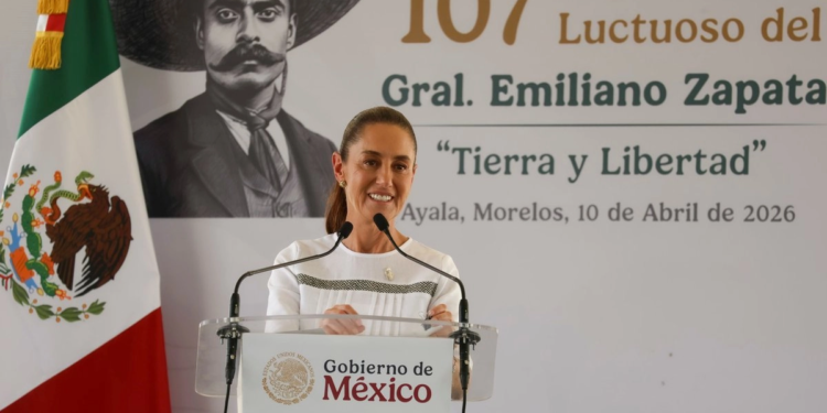 Seguiremos apoyando al campo, afirma Sheinbaum al conmemorar 107 años del asesinato de Emiliano Zapata