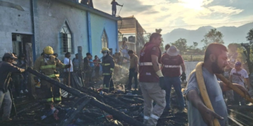 Por explosión de pirotecnia, muere mujer en Tlaola, Puebla; menores están graves